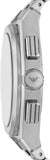 Buy Shop Emporio Armani Federico Chronograph Green Dial Silver Steel Strap Watch for Men - AR11640 USA Online