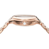 Buy Shop Emporio Armani Mia Meccanico Mother of Pearl Dial Rose Gold Steel Strap Watch for Women - AR60072 USA Online