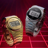 Buy Shop Tissot Digital Quartz Black Dial Silver Steel Strap Watch for Men - T137.463.11.050.00 USA Online