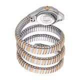 Buy Shop Just Cavalli Lady Snake Silver Dial Two Tone Steel Strap Watch for Women - JC1L249M0065 USA Online