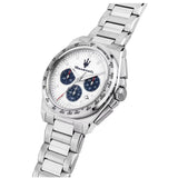 Buy Shop Maserati Velocità Chronograph White Dial Silver Steel Strap Watch for Men - R8873652007 USA Online