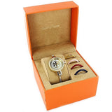 Buy Shop Tory Burch Riva Gold Dial Gold Steel Strap Watch for Women - TBW4029 USA Online