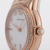 Buy Shop Emporio Armani Mia Mother of Pearl Dial Rose Gold Steel Strap Watch for Women - AR11671 USA Online