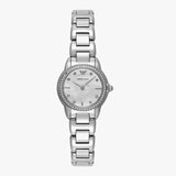 Buy Shop Emporio Armani Mia Mother of Pearl Dial Silver Steel Strap Watch for Women - AR11669 USA Online