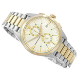 Buy Shop Emporio Armani Elegant Chronograph Cream Dial Two Tone Steel Strap Watch for Men - AR11605 USA Online