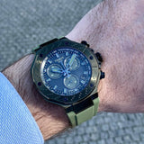 Buy Shop Tissot T Race Chronograph Black Dial Green Rubber Strap Watch for Men - T141.417.37.061.02 USA Online