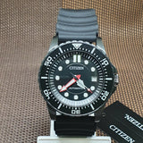 Buy Shop Citizen Mechanical Automatic Black Dial Black Rubber Strap Watch for Men - NJ0125-11E USA Online