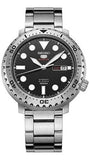 Buy Shop Seiko 5 Sports Automatic Black Dial Silver Steel Strap Watch for Men - SRPC61J1 USA Online