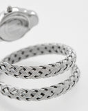 Buy Shop Just Cavalli Twined Mother of Pearl Dial Silver Steel Strap Watch for Women - JC1L305M0015 USA Online