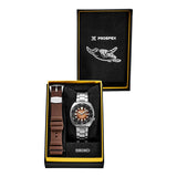 Buy Shop Seiko Prospex US Special Edition King Turtle Automatic Brown Dial Silver Steel Strap Watch for Men - SRPH55 USA Online