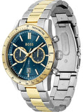 Buy Shop Hugo Boss Allure Chronograph Blue Dial Two Tone Steel Strap Watch for Men - 1514163 USA Online