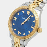 Buy Shop Versace Hellenyium Quartz Blue Dial Two Tone Steel Strap Watch for Women - VE2S00522 USA Online