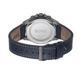 Buy Shop Hugo Boss Troper Chronograph Blue Dial Blue Leather Strap Watch for Men - 1514056 USA Online
