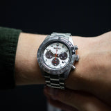 Buy Shop Seiko Prospex Speedtimer Solar Chronograph Silver Dial Silver Steel Strap Watch for Men - SSC911 USA Online