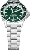 Buy Shop Emporio Armani Sea Explorer Green Dial Silver Steel Strap Watch for Men - AR60080 USA Online