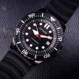 Buy Shop Citizen Mechanical Automatic Black Dial Black Rubber Strap Watch for Men - NJ0125-11E USA Online
