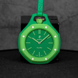 Buy Shop Swatch Royal Pop Green Dial Green Leather Strap Watch for Men - Green Eight USA Online