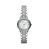Buy Shop Emporio Armani Alpha Mother of Pearl Dial Silver Steel Strap Watch for Women - AR1803 USA Online
