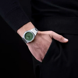 Buy Shop D1 Milano Ultra Thin Moss Green Dial Silver Steel Strap Watch for Men - D1-UTBJ06 USA Online