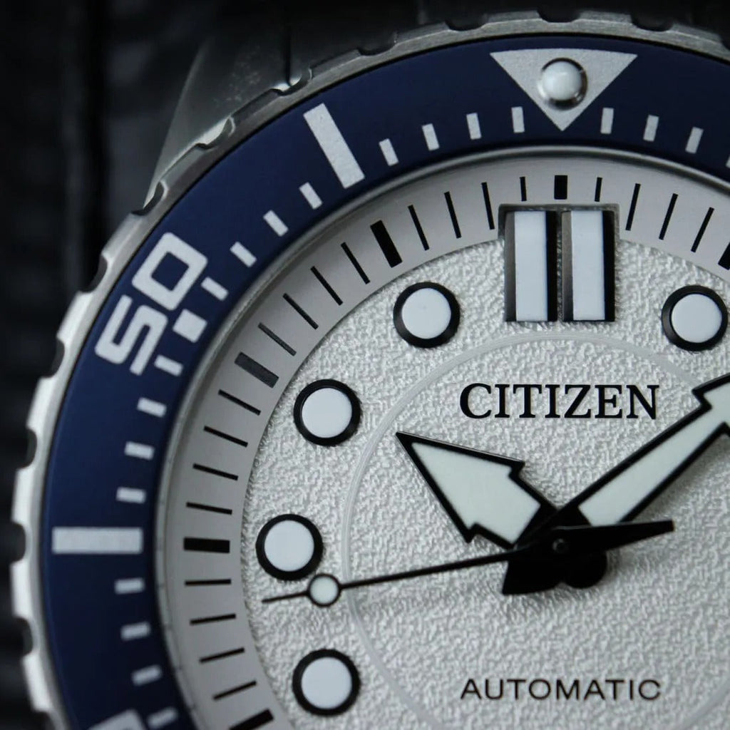 Buy Shop Citizen Mechanical Automatic White Dial Silver Steel Strap Watch for Men - NJ0171-81A USA Online