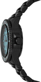Buy Shop Emporio Armani Sea Explorer Turquoise Blue Dial Black Steel Strap Watch for Men - AR60084 USA Online