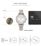 Buy Shop Emporio Armani Gianni T Bar Silver Dial Two Tone Steel Strap Watch for Women - AR11537 USA Online