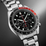 Buy Shop Seiko Prospex Speedtimer Solar Chronograph Black Dial Silver Steel Strap Watch for Men - SSC915 USA Online