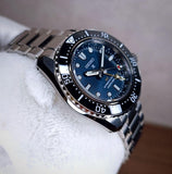 Buy Shop Seiko Prospex Diver Scuba Automatic Blue Dial Silver Steel Strap Watch for Men - SBEJ021 USA Online