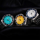 Buy Shop Citizen Mechanical Automatic Turquoise Dial Silver Steel Strap Watch for Men - NJ0170-83X USA Online