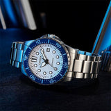 Buy Shop Citizen Mechanical Automatic White Dial Silver Steel Strap Watch for Men - NJ0171-81A USA Online