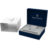 Buy Shop Maserati Competizione Silver Dial Silver Steel Strap Watch for Men - R8853100045 USA Online