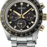 Buy Shop Seiko Prospex Speedtimer Solar Chronograph Black Dial Silver Steel Strap Watch for Men - SSC941 USA Online