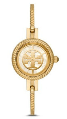 Buy Shop Tory Burch Riva Gold Dial Gold Steel Strap Watch for Women - TBW4029 USA Online