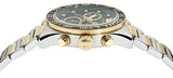 Buy Shop Versace Greca Dome Chronograph Green Dial Two Tone Steel Strap Watch for Men - VE6K00423 USA Online