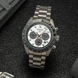 Buy Shop Seiko Prospex Speedtimer Solar Chronograph Silver Dial Silver Steel Strap Watch for Men - SSC911 USA Online