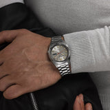 Buy Shop Seiko 5 Sports SNXS Series Automatic Beige Dial Silver Steel Strap Watch for Men - SRPK91K1 USA Online