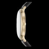 Buy Shop Emporio Armani Minimalist Green Dial Black Leather Strap Watch for Men - AR11601 USA Online