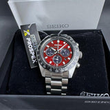 Buy Shop Seiko Prospex US Special Edition Speedtimer Solar Chronograph Red Dial Silver Steel Strap Watch for Men - SSC927 USA Online