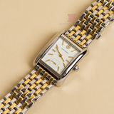 Buy Shop Tory Burch Eleanor White Dial Two Tone Steel Strap Watch for Women - TBW1070 USA Online