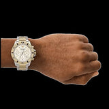 Buy Shop Emporio Armani World Explorer Chronograph Cream Dial Two Tone Steel Strap Watch for Men - AR11606 USA Online