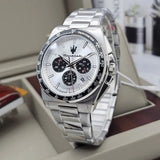 Buy Shop Maserati Velocità Chronograph Silver Dial Silver Steel Strap Watch for Men - R8873652006 USA Online