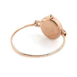 Buy Shop Tory Burch Riva Rose Gold Dial Rose Gold Steel Strap Watch for Women - TBW4037 USA Online