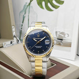 Buy Shop Maserati Competizione Blue Dial Two Tone Steel Strap Watch for Men - R8853100027 USA Online