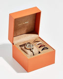 Buy Shop Tory Burch Riva Rose Gold Dial Rose Gold Steel Strap Watch for Women - TBW4037 USA Online