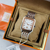 Buy Shop Tory Burch Robinson White Dial Two Tone Steel Strap Watch for Women - TBW1509 USA Online