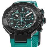 Buy Shop Tissot T Race Chronograph Black Dial Green Rubber Strap Watch for Men - T141.417.37.051.01 USA Online