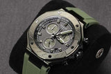 Buy Shop Tissot T Race Chronograph Black Dial Green Rubber Strap Watch for Men - T141.417.37.061.02 USA Online