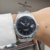 Buy Shop Maserati Competizione Black Dial Silver Steel Strap Watch for Men - R8853100028 USA Online