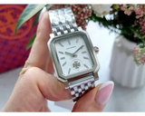 Buy Shop Tory Burch Robinson White Dial Silver Steel Strap Watch for Women - TBW1510 USA Online