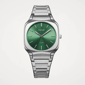 Buy Shop D1 Milano Square Eden Green Dial Silver Steel Strap Watch for Men - D1-SQBJ06 USA Online